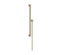 Barra de ducha hansgrohe Unica E PURO, 65 cm con soporte para alcachofa de ducha Easy Slide y flexo de ducha, 24404140, Color: Bronce cepillado