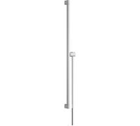 Barra de ducha hansgrohe Unica E PURO, 90 cm con soporte para alcachofa de ducha Easy Slide y flexo de ducha, 24403000, Color: cromado