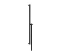 Barra de ducha hansgrohe Unica E PURO, 90 cm con soporte para alcachofa de ducha Easy Slide y flexo de ducha, 24403670, Color: negro mate