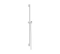 Barra de ducha hansgrohe Unica Pulsify S, 90 cm, con soporte de ducha Push y flexo de ducha, 24401700, Color: Blanco Mate