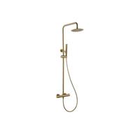 Barra de ducha termostática en acero inoxidable con acabado oro cepillado nápoles Napoles de Imex - Oro / Latón / Imex