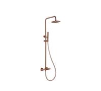 Barra de ducha termostática hecha de acero inoxidable con acabado oro rosa cepillado Napoles de Imex - Rosado / Latón / Imex