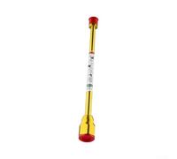 Barra de extensión de aluminio sin aire compatible con roscas comunes del sistema de pulverización para una fijación segura (dorado 50 cm)