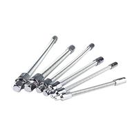 Barra de extensión flexible de 1/10.2 cm, 3/20.3 cm, 1/5.1 cm, acero al cromo vanadio para apretar pernos en lugares difíciles de alcanzar