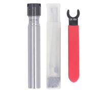 Barra de extensión para mandril de pinza C20 - ER16M - 135L, portaherramientas de vástago recto para torno y fresadora CNC, kit de llave para mandril ER16M de acero al manganeso