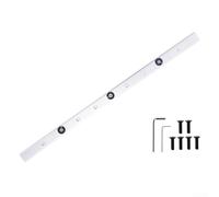 Barra de inglete de aluminio para sierras de mesa de taller, fijación de soporte a rieles de ranura en T y rieles guía en T para posicionamiento de precisión (450 mm)