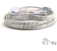 Barra de luces LED de 10 metros, blanco frío, con tecnología SMD 2835, 180 LEDs por metro, 220V, resistente al agua