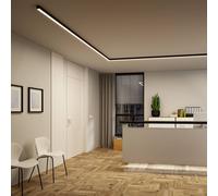 Barra de luz LED Linion de Paulmann, negra, 50 cm, 3000 K