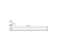 Barra de luz LED OSRAM SWITCH BATTEN, 57 cm, 3000 K, blanco