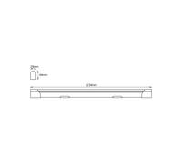 Barra de luz LED OSRAM VALUE BATTEN, 123 cm, metal, 4000 K