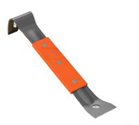 Barra de palanca plana de acero inoxidable, herramienta de palanca resistente con mango ergonómico para hacer palanca y raspar, grado industrial para juego de palancas (C)