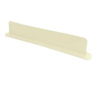 Barra de skimmer para cocina: simplifica el drenaje de agua hirviendo, patrón de malla cóncava estético, mango antideslizante + superficie perforada ancha, pala de aleación pulida de alta calidad