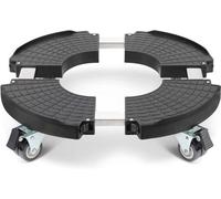 Barra de soporte con diámetro ajustable de 40-54 cm - Capacidad de carga de 200 kg - Plato giratorio de 360° - apto para interiores y exteriores - color