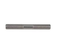 Barra de varilla roscada completa acero inoxidable, perno doble cabeza con dientes, tornillo estándar métrica L 30 250 mm 1 pieza(M12 x 170MM)