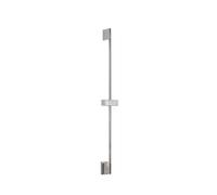 Barra deslizante para ducha con soporte orientable fabricada en acero con acabado cepillado TRES