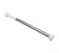 Barra Extensible Ajustable Blanco Para Cortina Ducha, Armario y Cocina Material Acero, Fácil de Instalar, Multifunción y Duradera -Resistente, Antioxidante y Adaptable a Múltiples Superficies -Tamaño