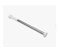 Barra Extensible Ajustable Blanco Para Cortina Ducha, Armario y Cocina Material Acero -Garantía 2 años -Fácil de Instalar, Multifunción y Duradera -Resistente, Antioxidante y Adaptable a Múltiples