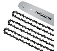 Barra guía de motosierra de 14 pulgadas y combo de cadena, accesorios de repuesto para Stihl MSA 220 C-B, MS 194, MS 211, MS 211 C-BE, MS 151 T C-E, MS 194 C-E, MSE 170 C-B, 3005 000 4809,3/8,0500