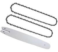 Barra guía de motosierra de 18 pulgadas, 2 cadenas .063 .325 68DL compatible con Stihl MS 211 210 250 251 230