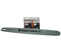 Barra guía sólida de 105 cm, 2 cadenas de cincel completas para Stihl MS 381 MS 382