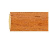 Barra Madera Lisa 3,0 Metros x 28 mm. Teca