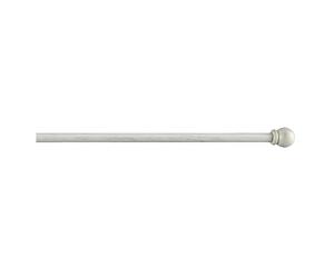 Barra para visillo Deco Esfera (Largo: 120 cm, Blanco)
