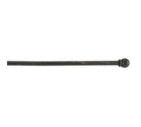 Barra para visillo Deco Esfera (Largo: 50 cm, Negro Oro)