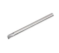 Barra perforadora de acero de tungsteno Barra de corte SDUCR SDQCR, herramienta torno hoja carburo DCMT, torneado orificios internos con refrigeración interna, 1 pieza(E20S-SDQCR11 (250mm))