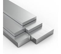 Barra plana cuadrada de aluminio, 1-3 mm de espesor, 500 mm de longitud, placa plana de aluminio 6061, material metálico sólido for construcción industrial, 3 x 12 mm(2 * 7mm)