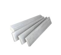 Barra plana cuadrada de aluminio, Placa de barra plana aluminio 6061, espesor 2-25 mm, ancho 5-50, largo 300/500(10x45x300mm)