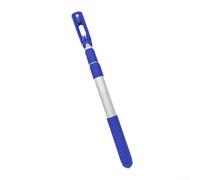 Barra telescópica para limpieza de piscina, de aluminio, ajustable, 88 cm, extensible, para skimmer, cepillo de red para spa, jardín, estanque, accesorios, color plateado