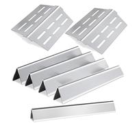 Barras aromatizantes de acero inoxidable y deflector de calor para parrilla de gas Weber Genesis 300 Series E310 E320 E330 S310 S320 S330 E-310 E-320 S-310 S-320 E/S-330 EP/CEP-310 EP/CEP-310 EP/CEP