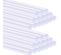 Barras de pegamento de pistola de fusión en caliente transparente, 7mm/11mm, para pistola de calor, adhesivo, herramientas de bricolaje, accesorios de aleación de reparación, 36unids/lote