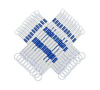 Barras Retráctiles Para Conos De Tráfico 6Pcs Postes De Conexión Retráctiles Barricada Telescópica For Gestión Del Tráfico Conos Buena Tenacidad Y Alta Resistencia(White and blue,20 Pcs)