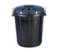 Barreño de plastico | Cubo Basura Comunidad 50 litros negro