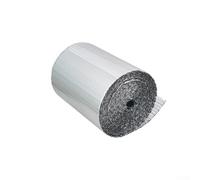 Barrera aislante de la reflexión del calor del rollo de película de aluminio ahorro de energía para el tubo de la pared del techo del edificio del metal Revestimiento plateado a prueba de humedad 8m