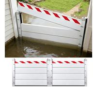 Barrera Anti InundacióN Garaje 330x40cm/10.8x1.3ft, Barrera De Aluminio Contra Inundaciones Para Puertas, Barreras Contra Inundaciones ExtraíBles Y Reutilizable, Reutilizable Kit Umbral