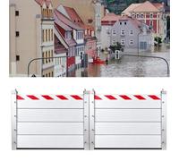Barrera Anti Inundaciones H 80cm Barrera Para Inundaciones Muro De Contención De Agua Protección Contra Inundaciones Barrera Anti-Inundaciones Para Puertas(330x80cm)