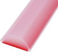 Barrera de Ducha y Sistema de Retención de Agua, Umbral de Ducha Plegable, Umbral de Ducha de Baño y Cocina de Lmpermeable Autoadhesiva Mantiene el Agua Dentro del Umbral (50cm,Transparente)
