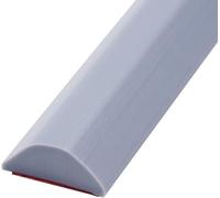 Barrera de Ducha y Sistema de Retención de Agua, Umbral de Ducha Plegable, Umbral de Ducha de Baño y Cocina de Lmpermeable Autoadhesiva Mantiene el Agua Dentro del Umbral (50cm,Gris)