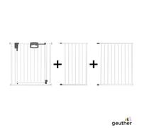 Barrera de Puerta a Presión Easylock Plus - Segura y Flexible - Blanco - 200 cm - Nuevo