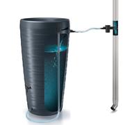 Barril de Agua de Lluvia Prosperplast 240L Antracita con Accesorios