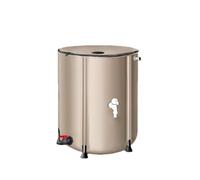 Barril Plegable Para Agua De Lluvia Con Dos Grifos Integrados Y Diseño A Prueba De Fugas, Ideal Para Riego De Jardines Y Lavado De Automóviles,380L