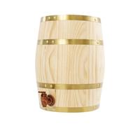 Barriles, Barril de Vino 2.6 Galones Madera de Pino, Dispensador Vino Casa Bar Cocina, Grifo Práctico, Elegante Vintage, 10L Capacidad, Durable, Decoración Regalo