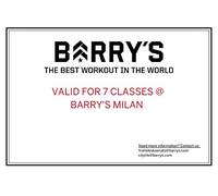 BARRY'S MILAN 7 Classes Pack
