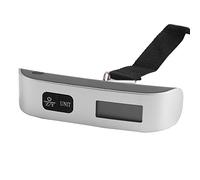 Báscula Digital para Equipaje con Diseño en Forma de T | Uso sencillo con una sola mano, Pantalla LCD, Indicador de bajo consumo, Función de temperatura, Hasta 50 kg