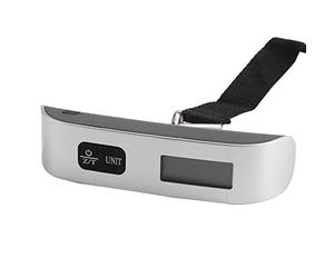Báscula Digital para Equipaje con Diseño en Forma de T | Uso sencillo con una sola mano, Pantalla LCD, Indicador de bajo consumo, Función de temperatura, Hasta 50 kg