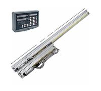 Báscula lineal digital precisa Codificador de escala lineal 50MM-1000MM Lectura digital de 2 ejes y 3 ejes for fresado Taladrado Rectificadora Máquina de torno Trabajo de metal para fresadoras Tornos,