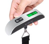 Báscula portátil con pantalla LCD Digital, 110lb/50kg, equipaje electrónico, maleta colgante, bolsa de equipaje de viaje, herramientas de equilibrio de peso Hook style