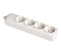 base bipolar 4 tomas t/tl 10/16a 250v color blanco solera 8004